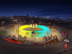 伊通满族自治县2022年城区节日亮化灯光设计案例