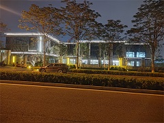 天津·金辉华苑展示区建筑泛光照明施工