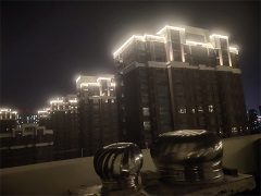 冀北万科.唐山公园大道项目12、13#地块夜景亮化工程