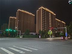 高阳县乾城锦唐南区项目亮化工程