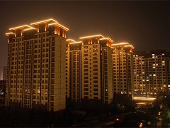 冀北公司翡翠观唐二期南区夜景亮化工程