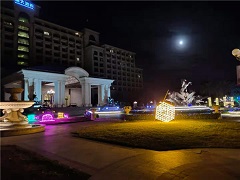 恒大地产天津东丽湖大酒店节日亮化工程