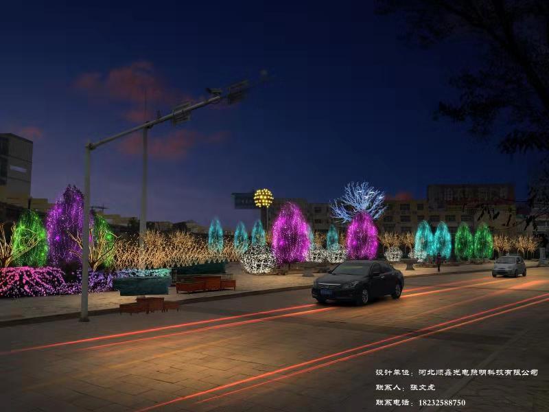迁西县建设局节日亮化工程图