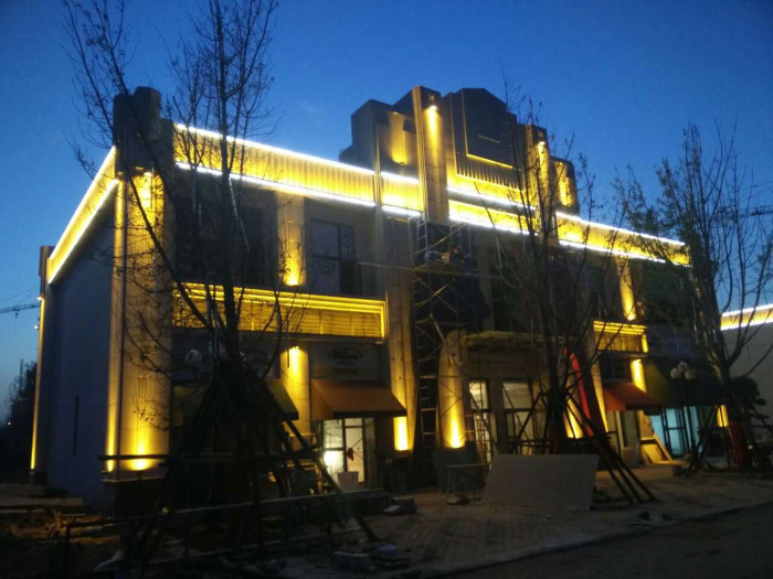 石家庄恒大林溪郡项目LED发光字工程图4