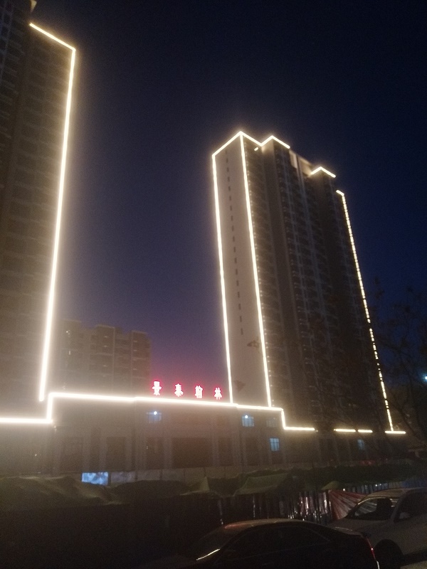 唐山景泰地产景泰翰林F区亮化工程