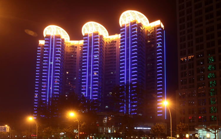 北京中国农机院亮化工程夜景图3
