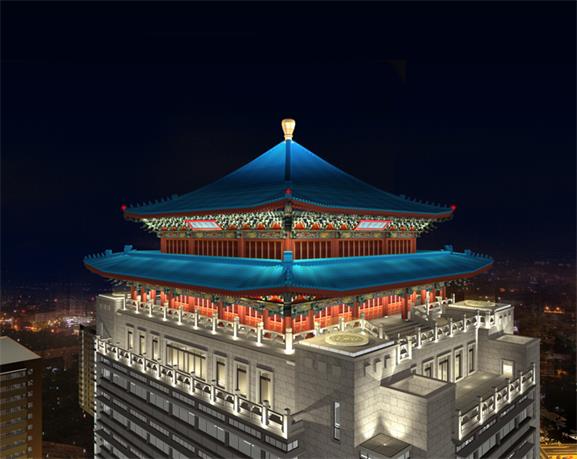 北京广安门医院亮化工程实景2