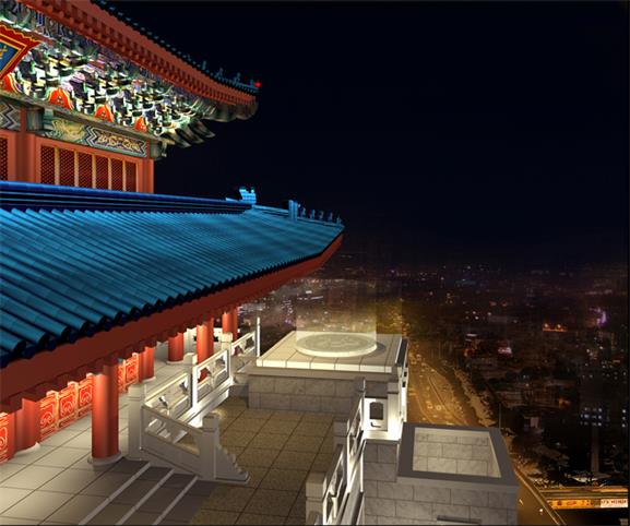 北京广安门医院亮化工程实景3