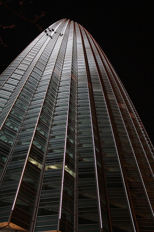 天津津塔夜景亮化工程实景图