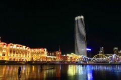 天津津塔夜景亮化工程赏析