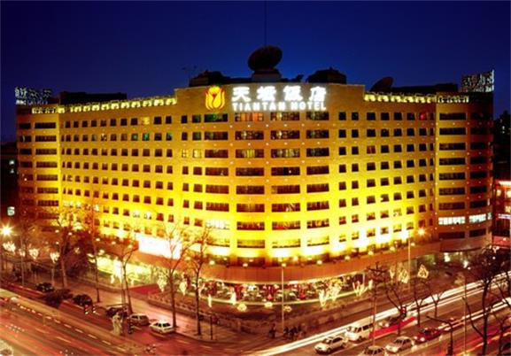 北京天坛饭店亮化工程夜景图2