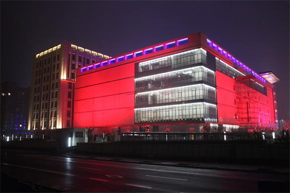 北京平谷万德福商业广场亮化工程夜景图4