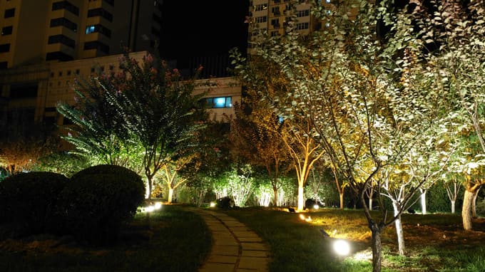 北京全国总工会亮化工程夜景图3