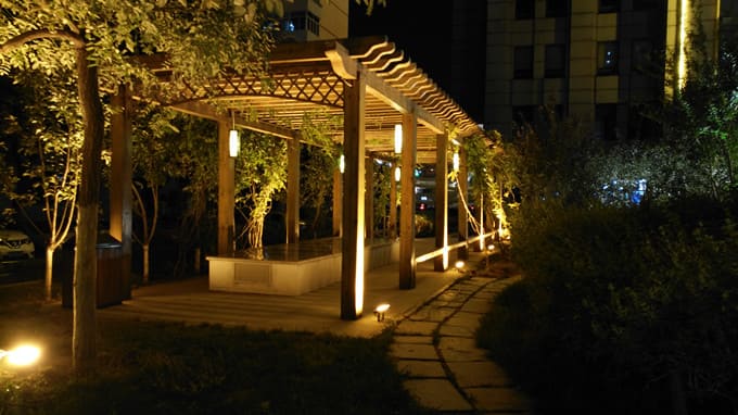 北京全国总工会亮化工程夜景图4