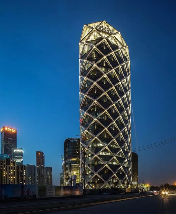 北京保利国际广场亮化工程夜景图4