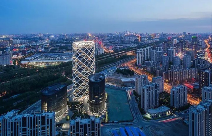 北京保利国际广场亮化工程夜景图1