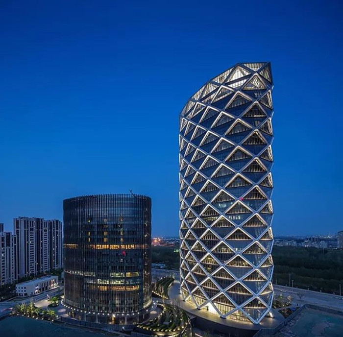 北京保利国际广场亮化工程夜景图2