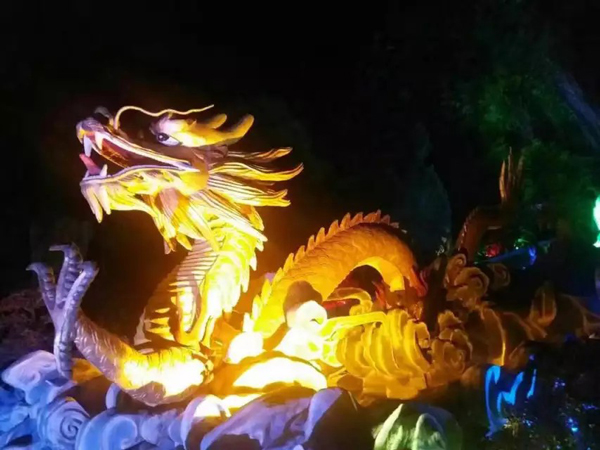 北京市公园景观亮化夜景图3