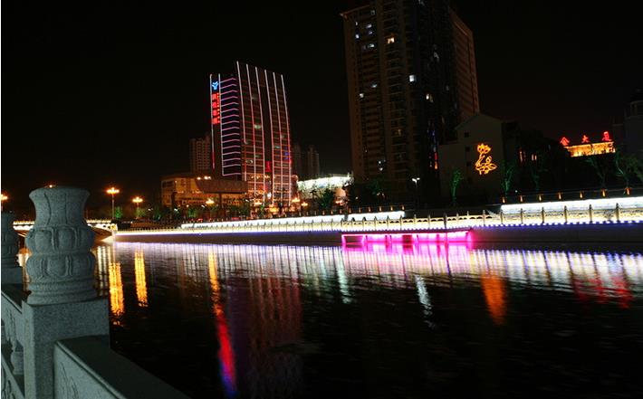 桥梁夜景亮化图