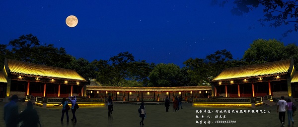 廊坊古建筑亮化设计