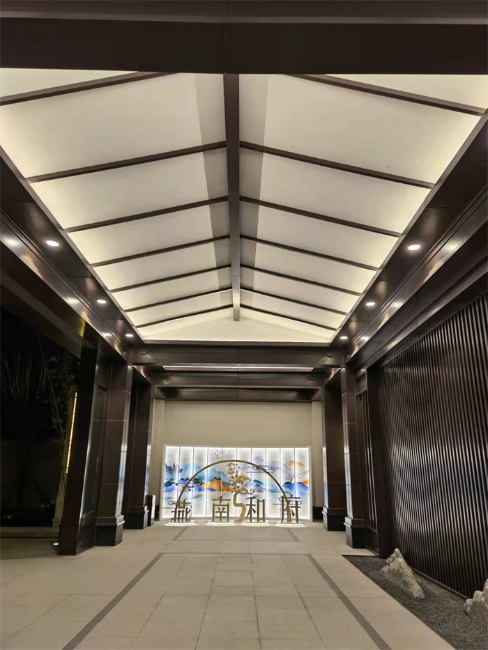 隆基泰和燕南和府项目示范区泛光照明亮化工程